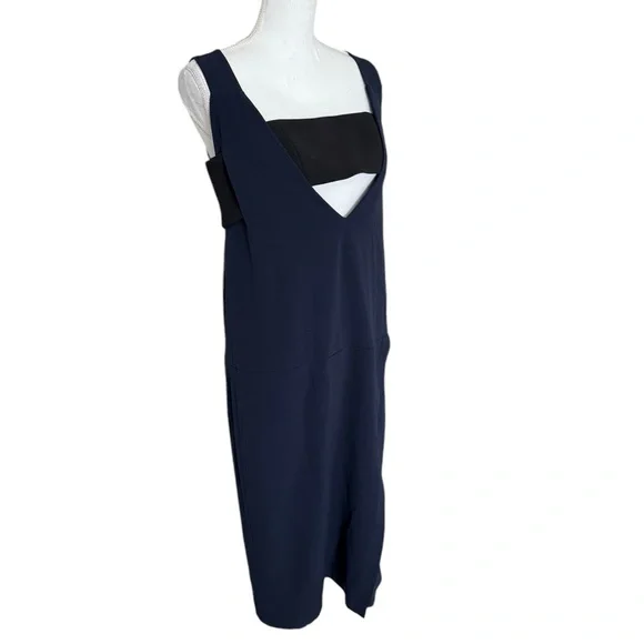 NWT Derek Lam 10 Crosby Navy Dress - Picture 2 of 11